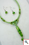 Corded set spring green